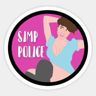 Simp Police Sticker